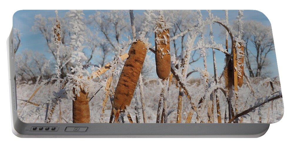 Rime Ice Portable Battery Charger featuring the photograph Super Cool Rime Ice by James Peterson
