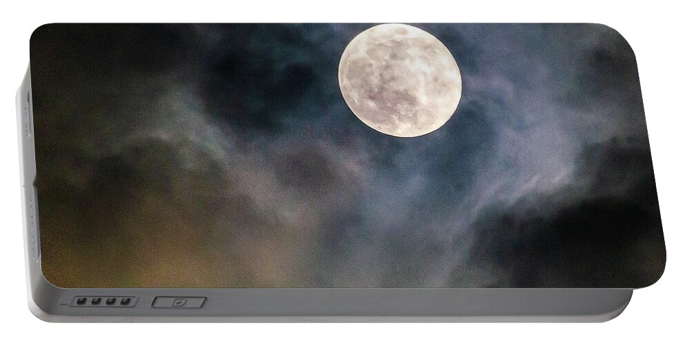 April 2020 Portable Battery Charger featuring the photograph Super Moon April 2020 by Frank Mari