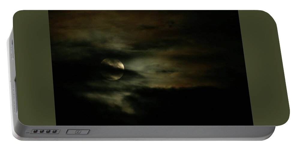  Portable Battery Charger featuring the photograph Super Moon Eclipse by Brad Nellis
