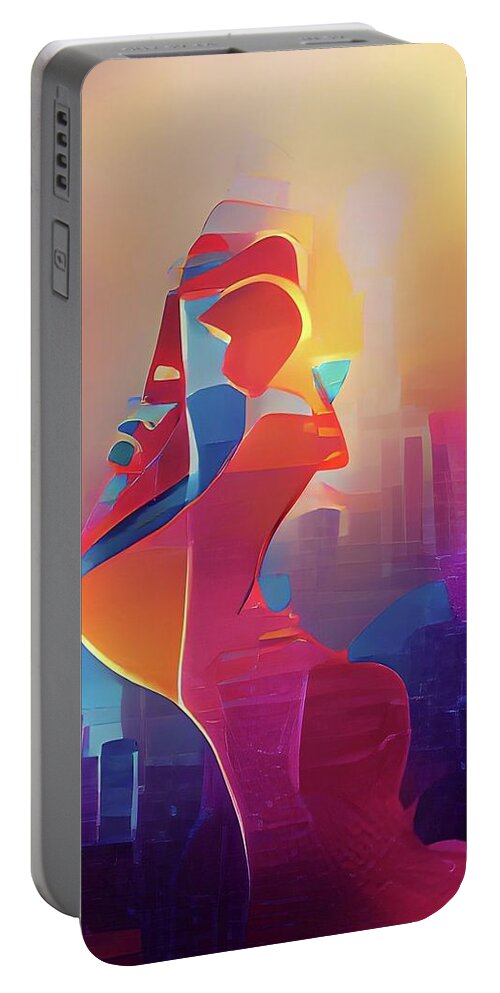  Portable Battery Charger featuring the digital art Surrealamus by Rod Turner