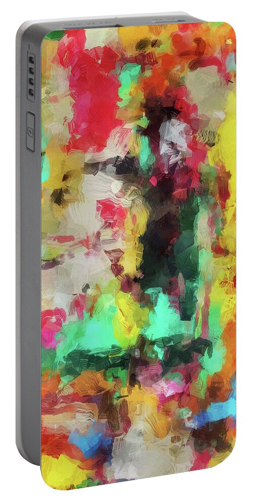  Portable Battery Charger featuring the photograph Tag Abstract by Al Harden
