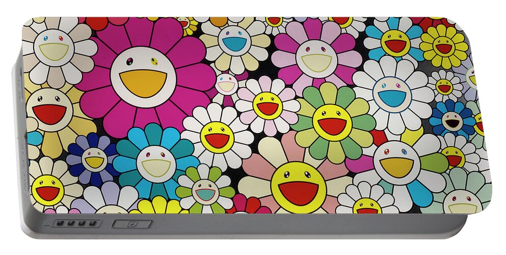 Takashi Murakami Flowers Happy Smile Flower posters Art Print by