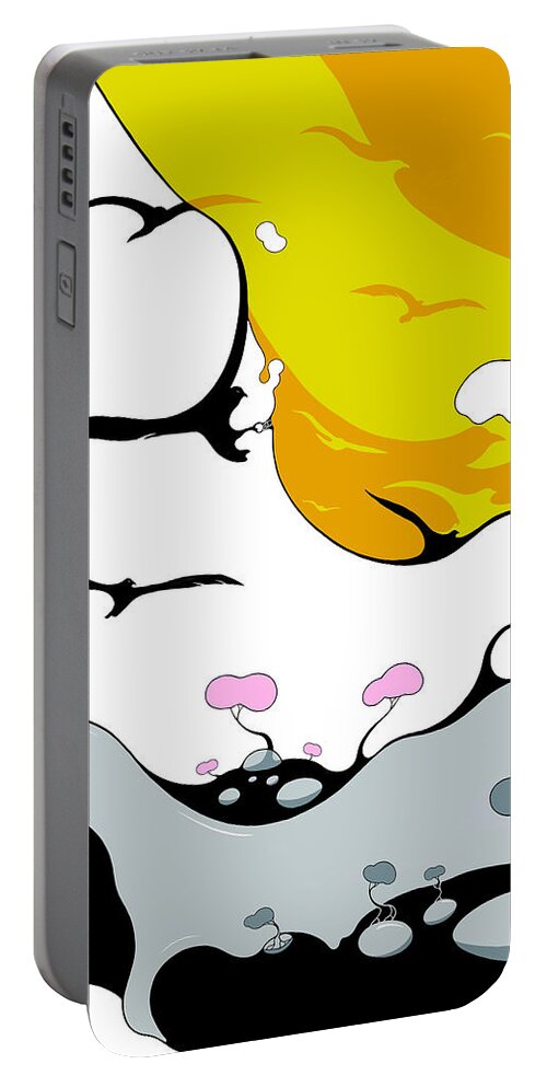Birds Portable Battery Charger featuring the digital art Taking Flight by Craig Tilley