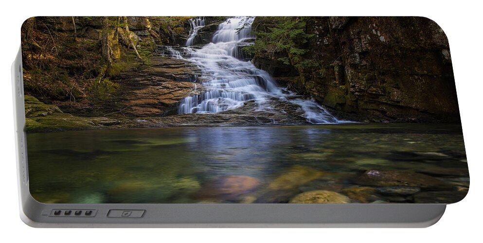 Tama Portable Battery Charger featuring the photograph Tama Fall Spring Reflections by White Mountain Images