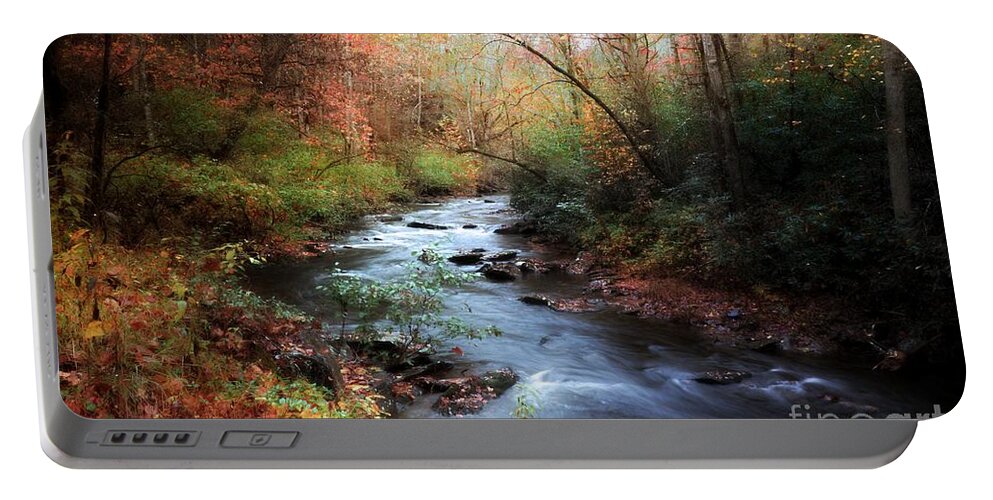River Portable Battery Charger featuring the photograph Tellico Lullabye by Rick Lipscomb