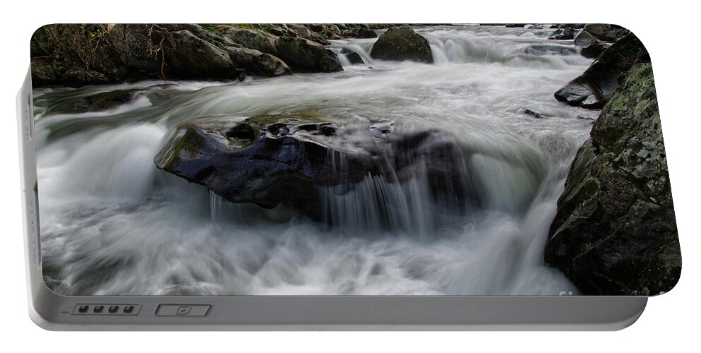Adventure Portable Battery Charger featuring the photograph Tellico River 4 by Phil Perkins