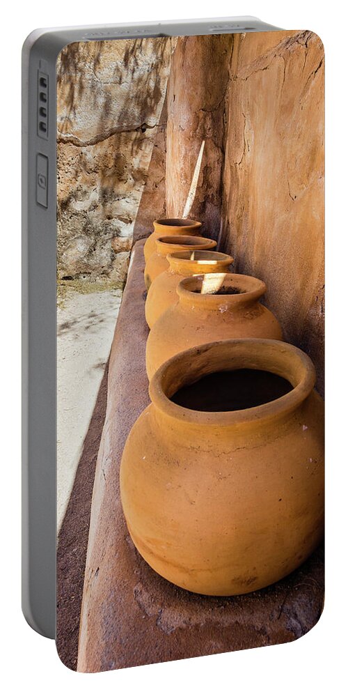 Canyon Portable Battery Charger featuring the photograph Terracotta Pantry by Craig A Walker