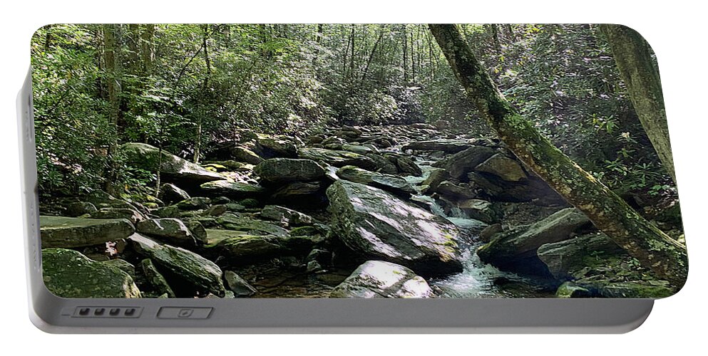 Nc Portable Battery Charger featuring the photograph Tha Crick by Lee Darnell