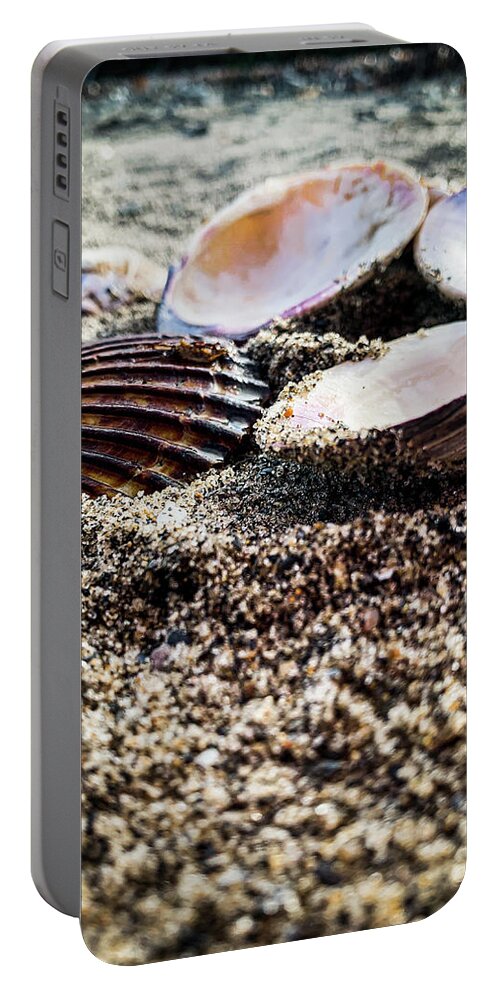 Beach Portable Battery Charger featuring the photograph The beach by Jim Feldman