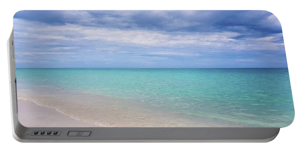 Beach Portable Battery Charger featuring the photograph The calm after the storm by Mendelex Photography