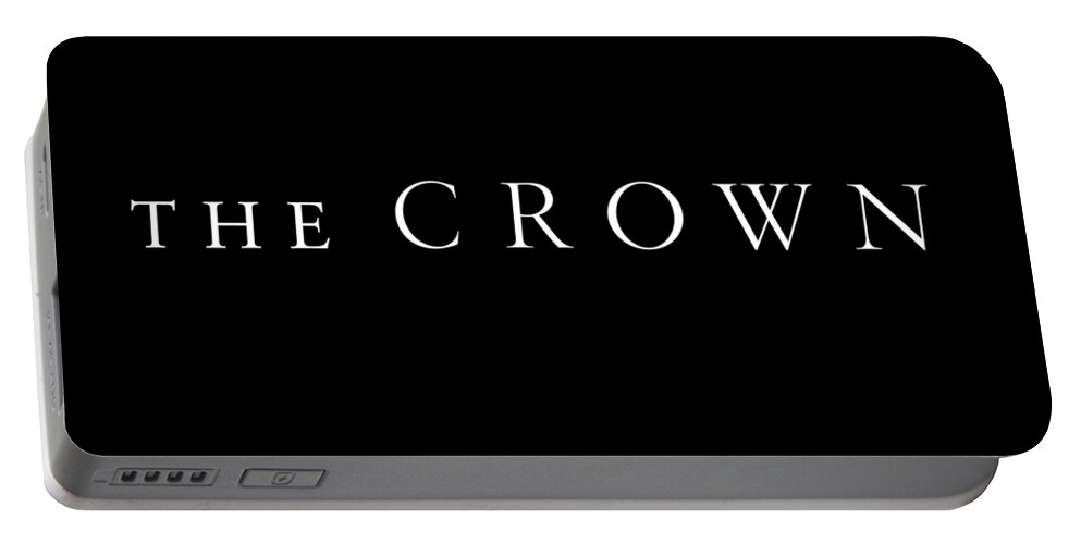 The Portable Battery Charger featuring the digital art The Crown by Grease Saka