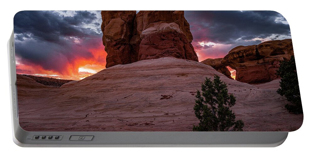 Devils Garden Portable Battery Charger featuring the photograph The Devils Garden by Edgars Erglis