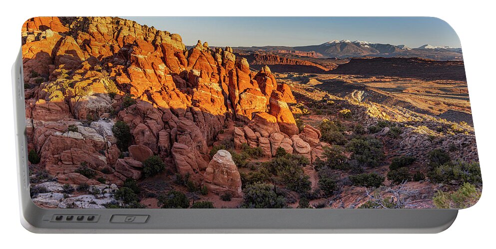 2018 Portable Battery Charger featuring the photograph The Fiery Furnace by Tim Stanley