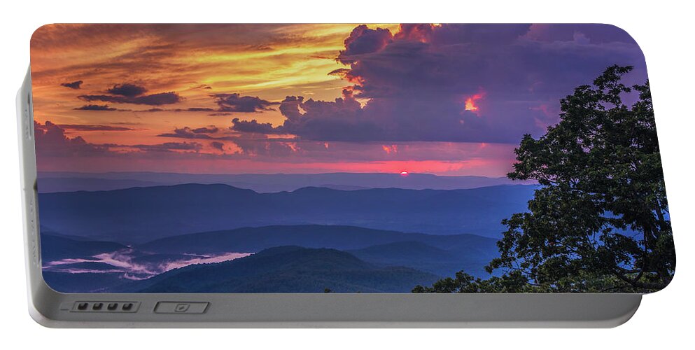 Mountain Portable Battery Charger featuring the photograph The Finish by Tricia Louque