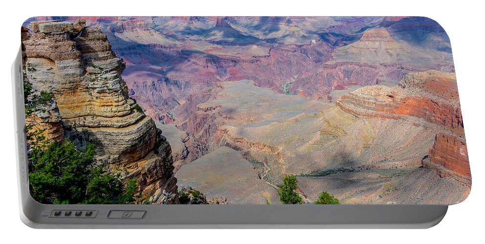 The Grand Canyon South Rim Portable Battery Charger featuring the digital art The Grand Canyon South Rim by Tammy Keyes