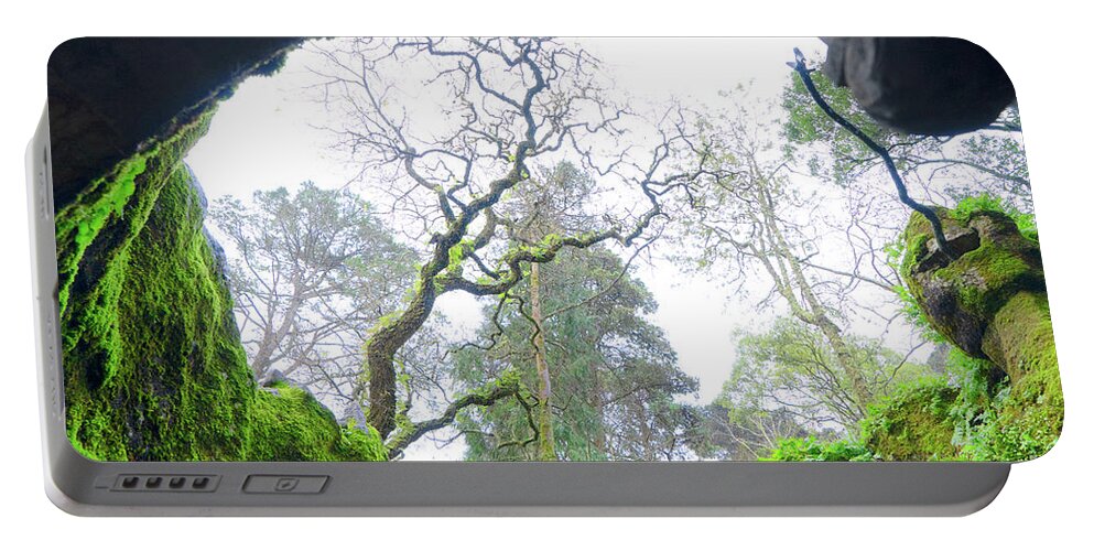 Sintra Portable Battery Charger featuring the photograph The Initiation Well by Anastasy Yarmolovich