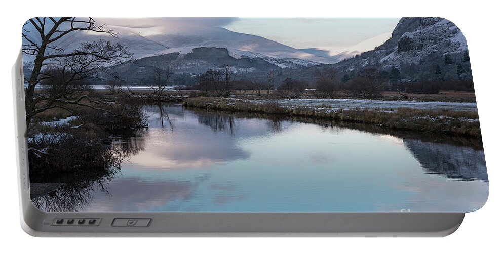 Sunset Portable Battery Charger featuring the photograph The Lake District at Sunset by Perry Rodriguez