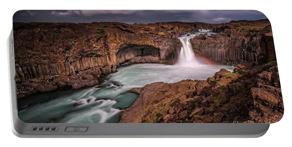 Waterfalls Portable Battery Charger featuring the photograph The Land that Time Forgot by Neil Shapiro