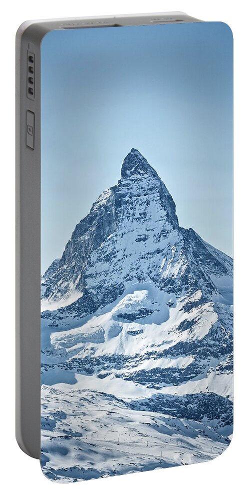 Alpine Portable Battery Charger featuring the photograph The Matterhorn by Rick Deacon