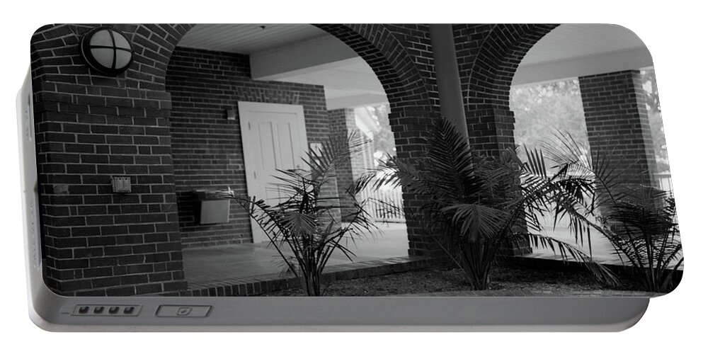 Arches Portable Battery Charger featuring the photograph The Old Casino #2, St. Simons Island by John Simmons