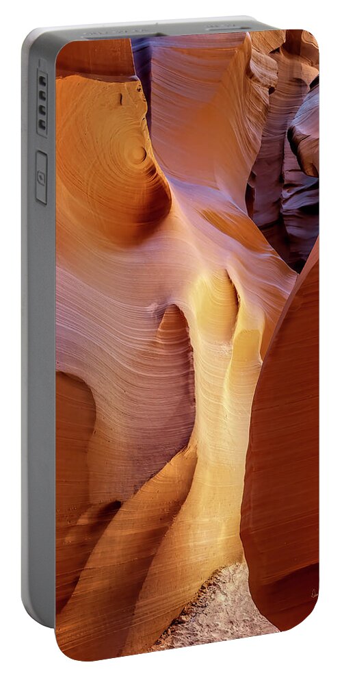 Antelope Canyon Portable Battery Charger featuring the photograph The Path by Dan McGeorge