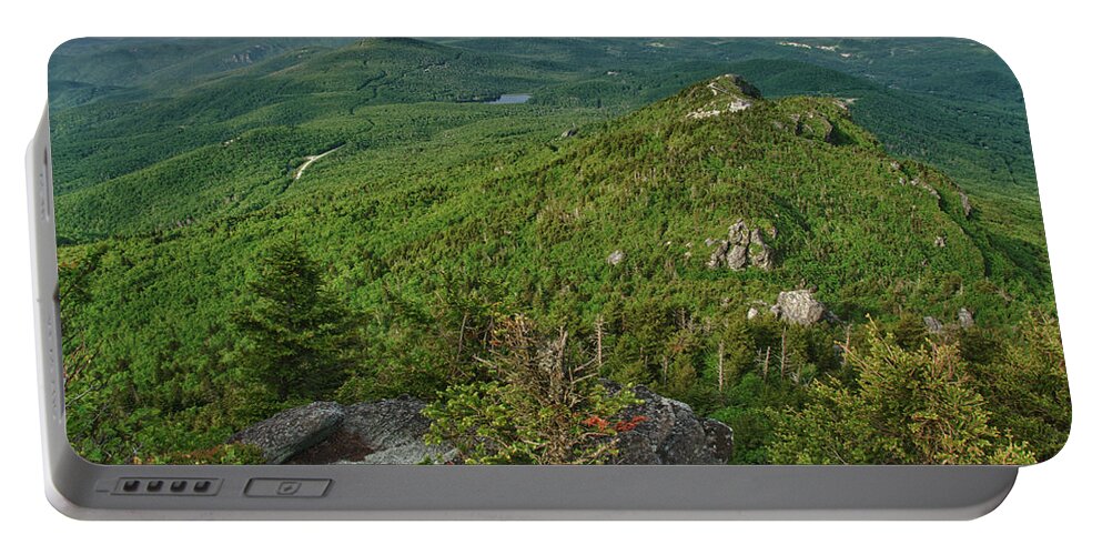 Blue Ridge Mountains Portable Battery Charger featuring the photograph The Peak by Melissa Southern
