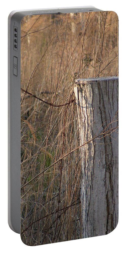  Portable Battery Charger featuring the photograph The Post by Heather E Harman