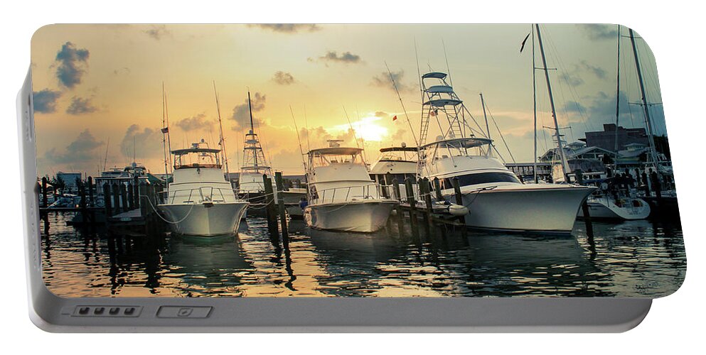 Boats Portable Battery Charger featuring the photograph The Prescribed Vibe by Jason Fink