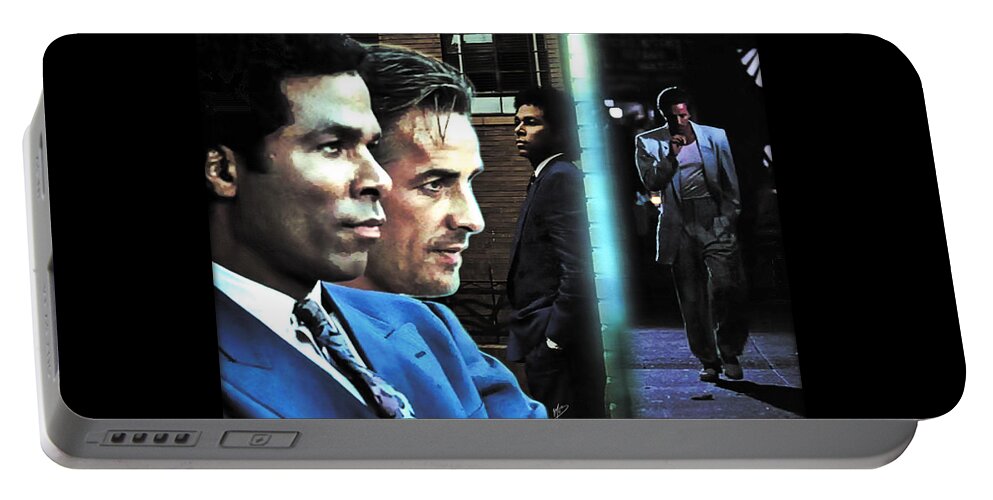 Miami Vice Portable Battery Charger featuring the digital art The Prodigal Son 5 by Mark Baranowski