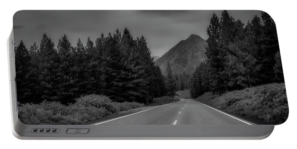 United States Portable Battery Charger featuring the photograph The Road to Black Butte by Mark David Gerson