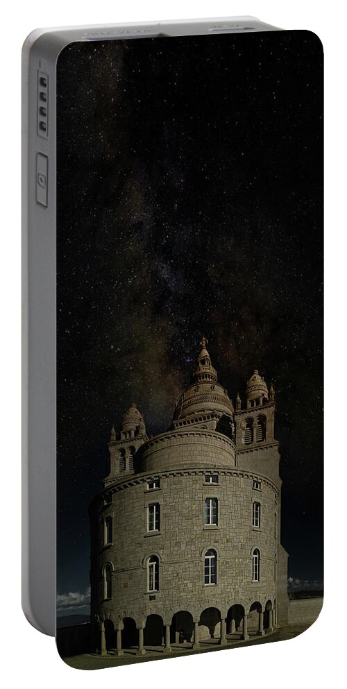 Mountain Top Portable Battery Charger featuring the photograph The Sanctuary on the mountain top by Micah Offman