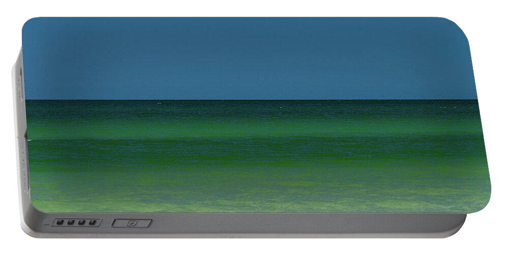 Sea Portable Battery Charger featuring the photograph The Sea by Marian Tagliarino