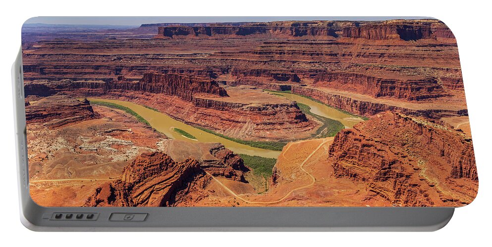 Dead Horse Point Portable Battery Charger featuring the photograph The View From Dead Horse Point by Mimi Ditchie