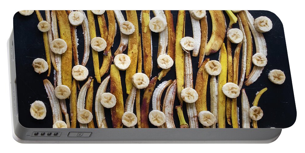 The Whole Banana Art Portable Battery Charger featuring the photograph The Whole Banana Art by Sarah Phillips