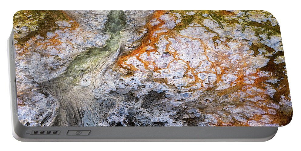 Thermal Pools Portable Battery Charger featuring the photograph Thermal Art by Darren White