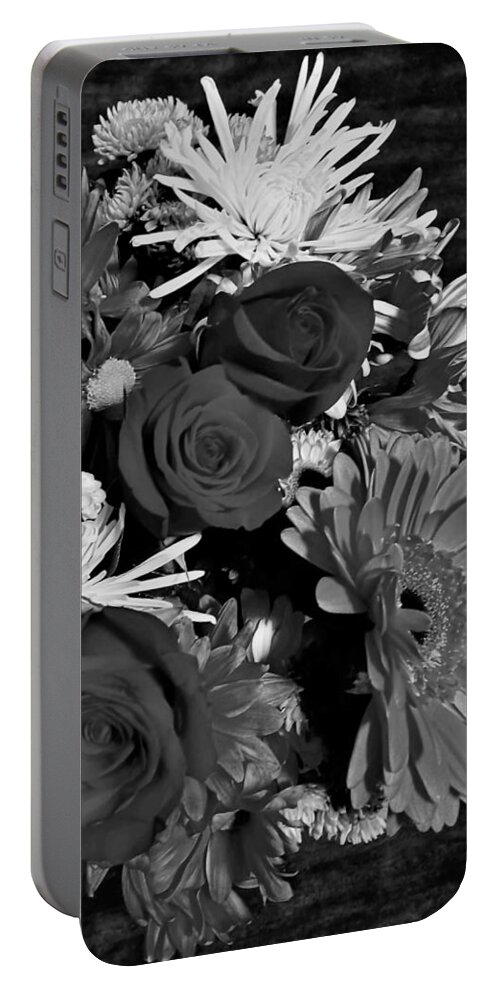 Roses Portable Battery Charger featuring the photograph Three Roses by John Anderson