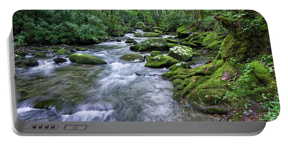 Smoky Mountains Portable Battery Charger featuring the photograph Thunderhead Prong 15 by Phil Perkins