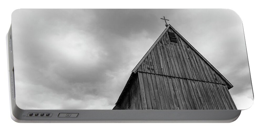 Church Portable Battery Charger featuring the photograph To the Heavens by Daniel M Walsh
