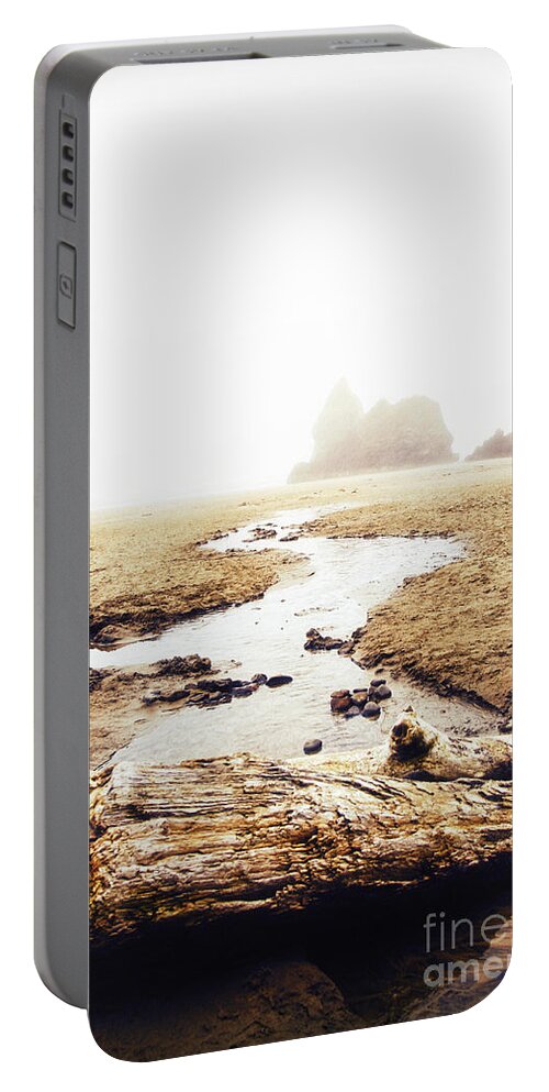 Coast Portable Battery Charger featuring the photograph To The Sea by Lincoln Rogers