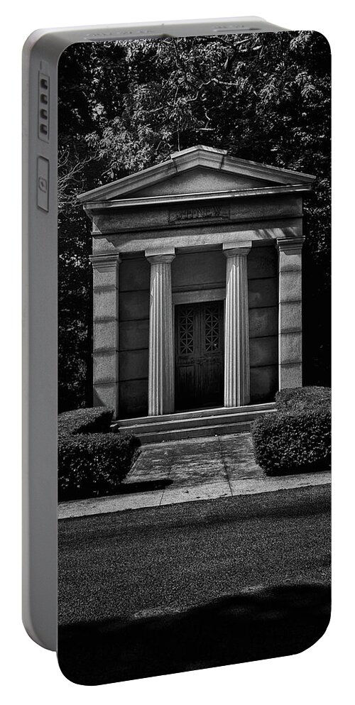 Brian Carson Portable Battery Charger featuring the photograph Tombstone Shadow No 19 by Brian Carson
