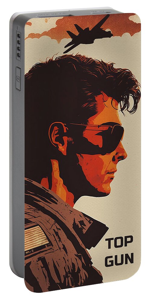 Top Gun - Alternative Movie Poster Portable Battery Charger