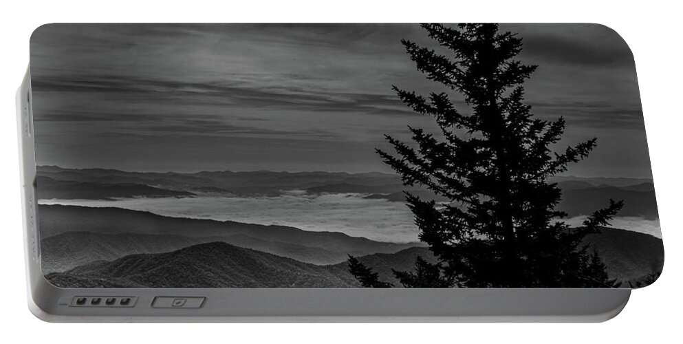 Tree Portable Battery Charger featuring the photograph Top of the world by Jamie Tyler