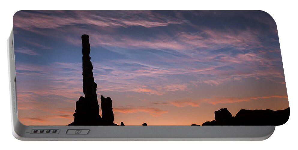 Totem Pole Portable Battery Charger featuring the photograph Totem Pole by Peter Boehringer