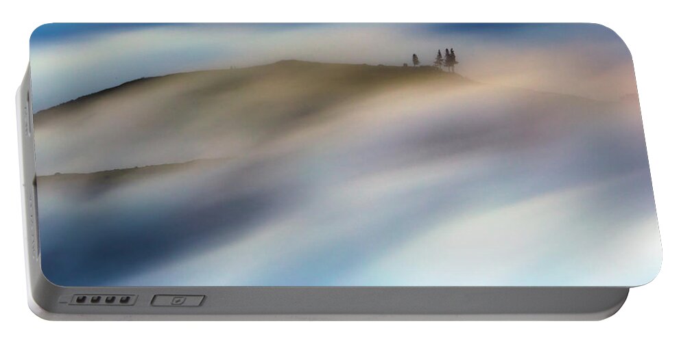 Atlantic Ocean Portable Battery Charger featuring the photograph Touch Of Wind by Evgeni Dinev