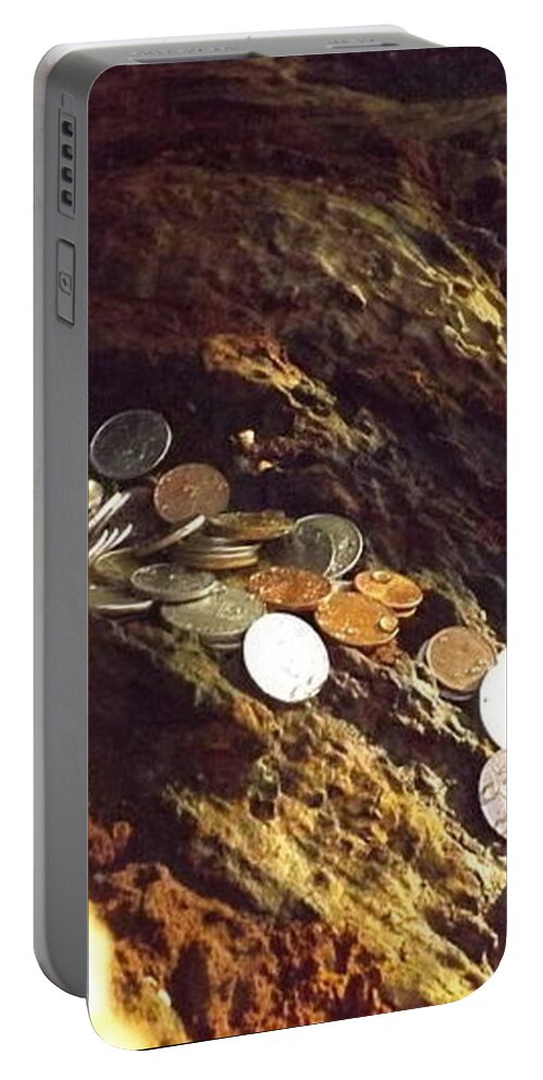 Photograph Portable Battery Charger featuring the photograph Treasure Bark 1 by Denise Morgan