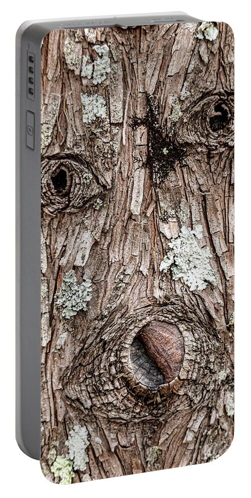 Tree Portable Battery Charger featuring the photograph Tree Face by Rick Nelson