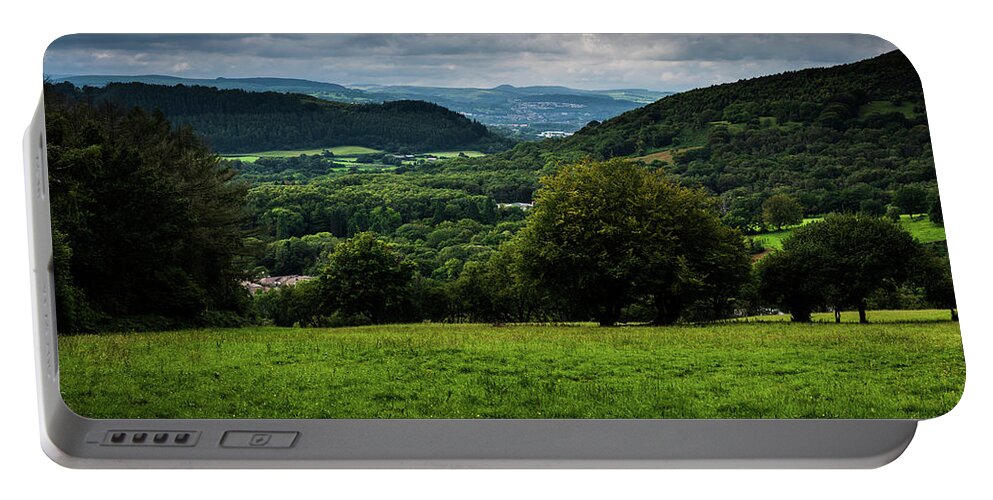 Wales Portable Battery Charger featuring the photograph Treforest Ahead by Gavin Lewis