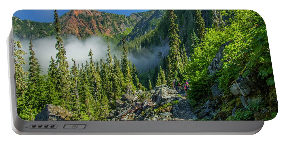 Pacific Crest Trail Portable Battery Charger featuring the photograph Trekking north along the Pacific Coast Trail by Doug Scrima