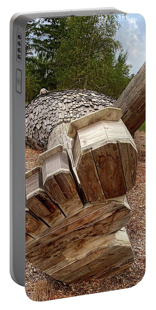 Troll Portable Battery Charger featuring the photograph Troll in Repose by Kerry Obrist