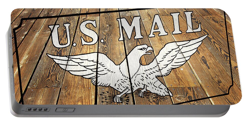 David Lawson Photography Portable Battery Charger featuring the photograph U S Mail by David Lawson